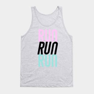 run RUN run Tank Top